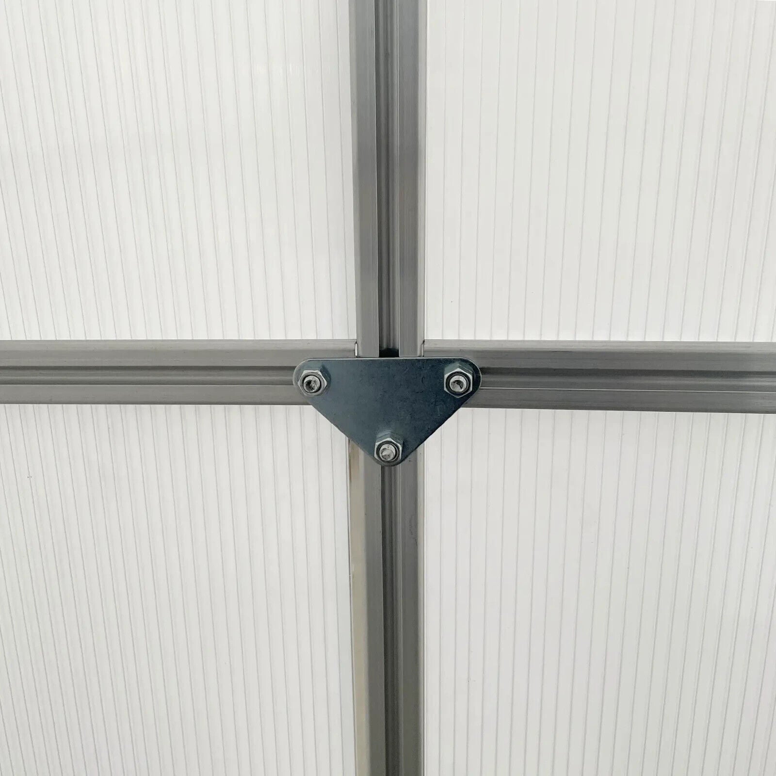 Small Polycarbonate Greenhouse with Adjustable Roof Vent & Galvanised Steel Base - Home and Garden Furniture Shop - #rustic - furniture#