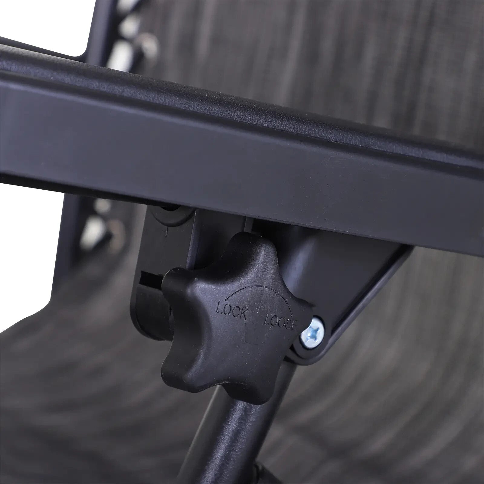 Steel Frame Zero Gravity Outdoor Garden Deck Chair w/ Adjustable Canopy Lounger - Home and Garden Furniture Shop - rustic - furniture