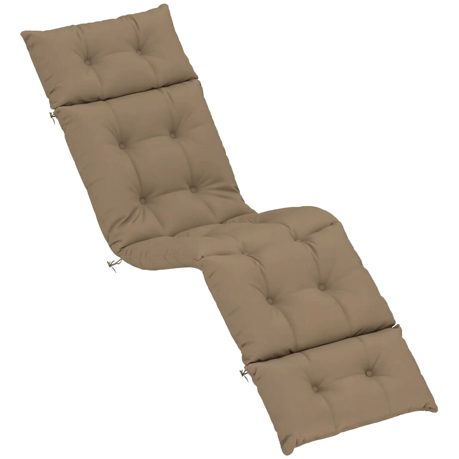 Sun Lounger Cushion Only 190x56x10cm Garden Chair Pad UPF20 Thick Outdoor Sunbed - Home and Garden Furniture Shop - #rustic - furniture#