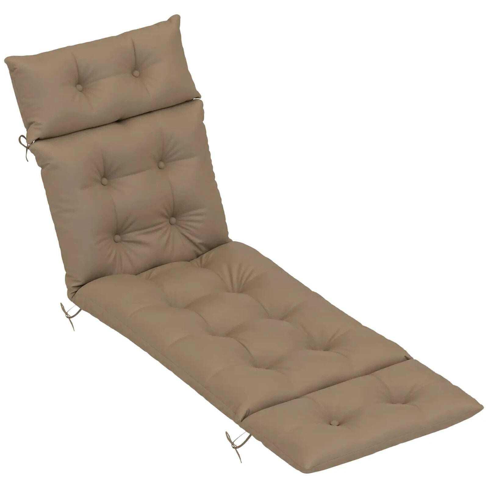 Sun Lounger Cushion Only 190x56x10cm Garden Chair Pad UPF20 Thick Outdoor Sunbed - Home and Garden Furniture Shop - #rustic - furniture#