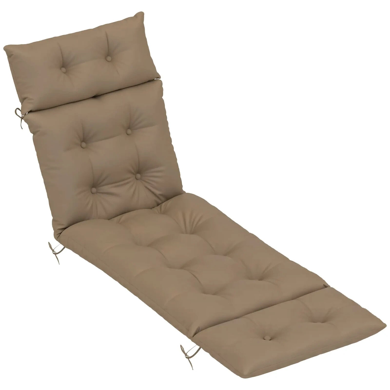 Sun Lounger Cushion Only 190x56x10cm Garden Chair Pad UPF20 Thick Outdoor Sunbed - Home and Garden Furniture Shop - rustic - furniture