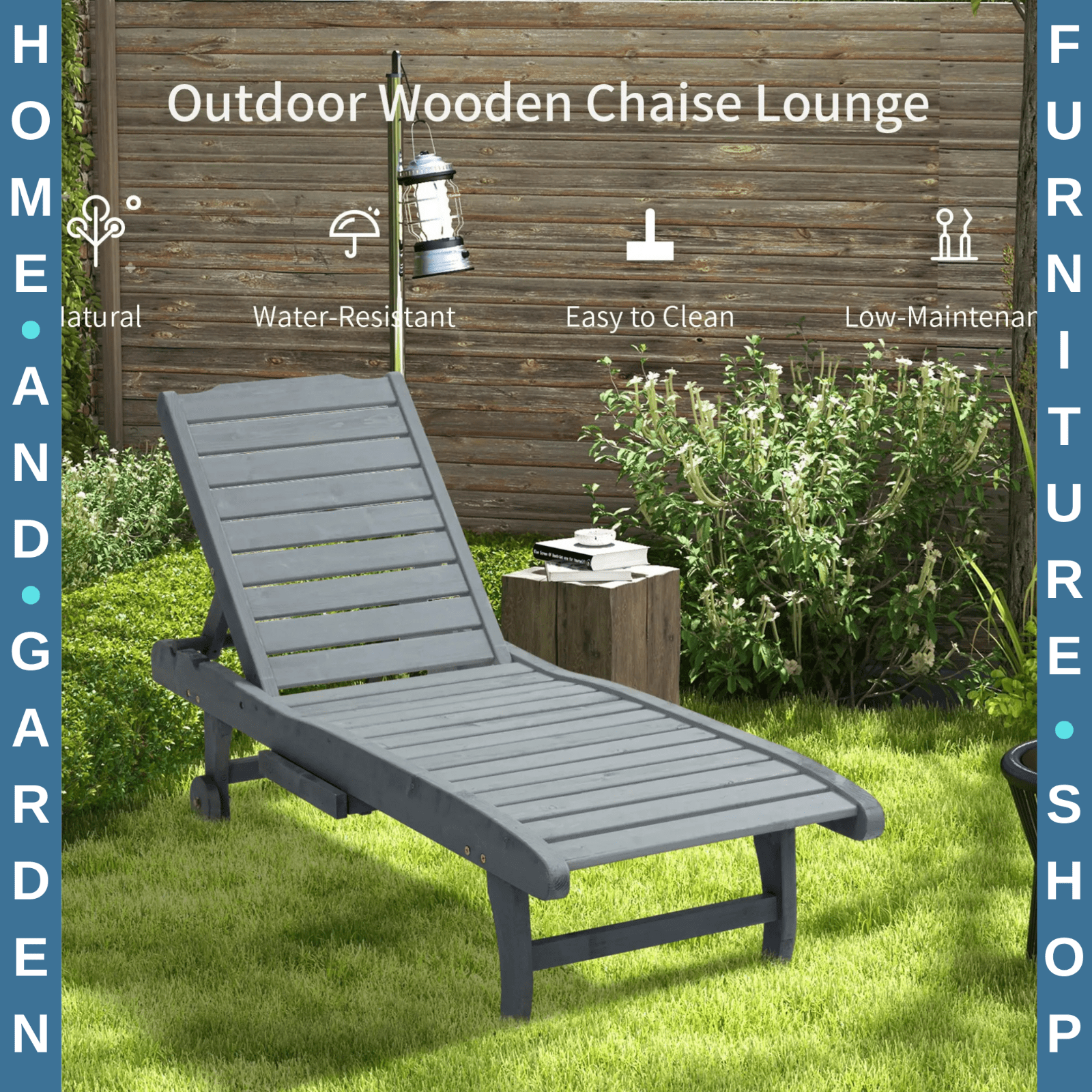 Sun Lounger Cushion Only 190x56x10cm Garden Chair Pad UPF20 Thick Sunbed Cushion - Home and Garden Furniture Shop - #rustic - furniture#