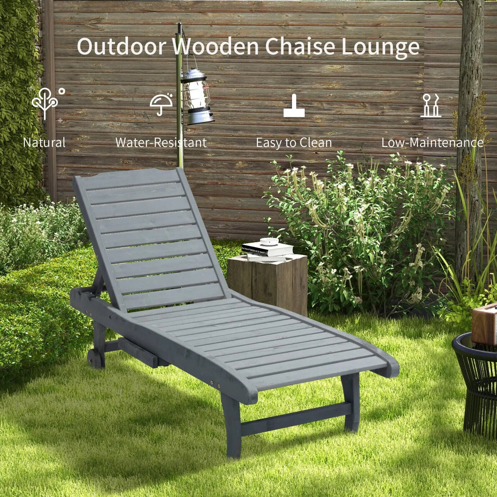 Sun Lounger Cushion Only 190x56x10cm Garden Chair Pad UPF20 Thick Sunbed Cushion - Home and Garden Furniture Shop - #rustic - furniture#