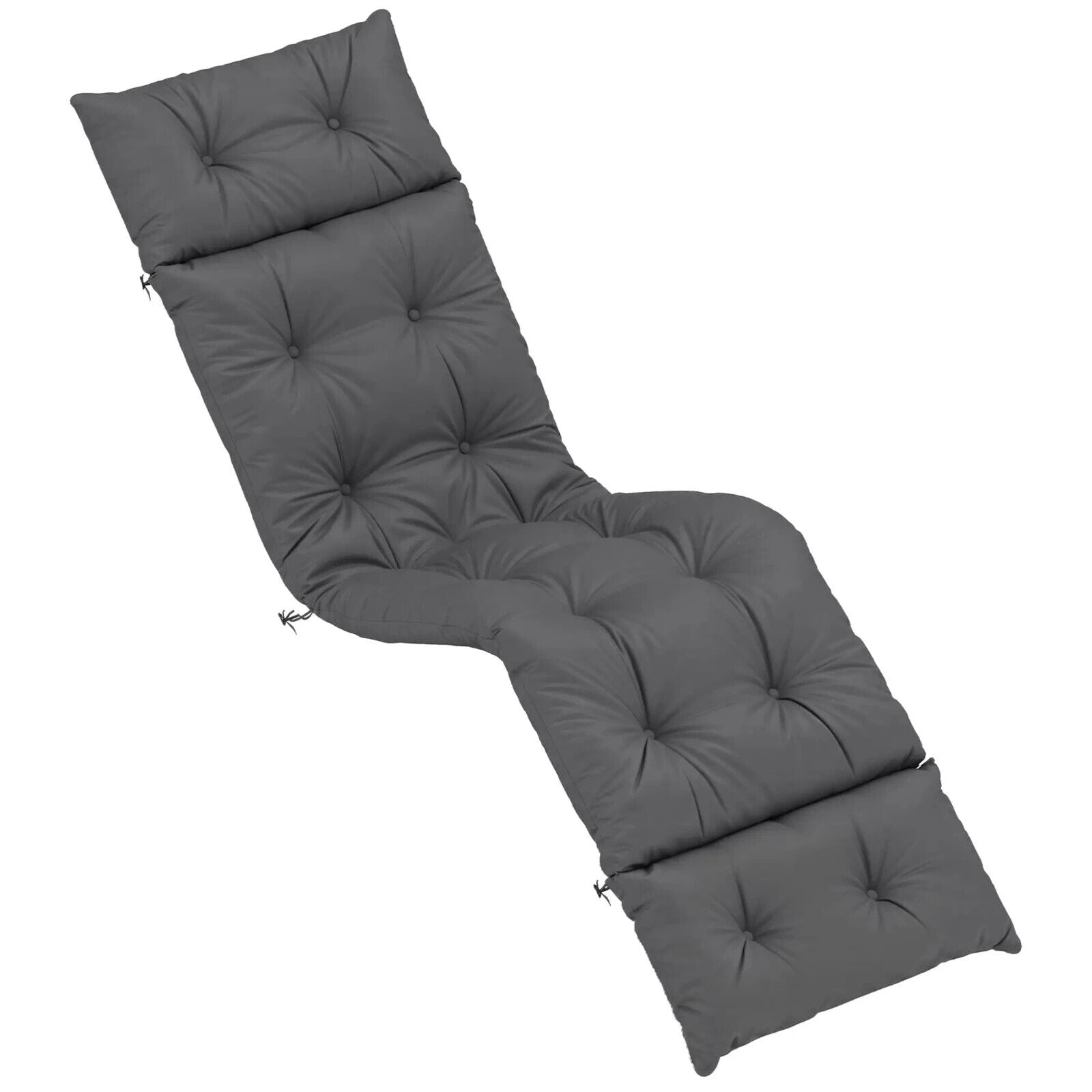 Sun Lounger Cushion Only 190x56x10cm Garden Lounge Chair Pad UPF20 Thick Sunbed - Home and Garden Furniture Shop - #rustic - furniture#