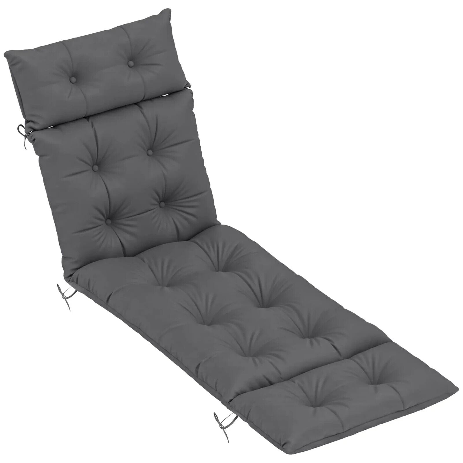 Sun Lounger Cushion Only 190x56x10cm Garden Lounge Chair Pad UPF20 Thick Sunbed - Home and Garden Furniture Shop - #rustic - furniture#