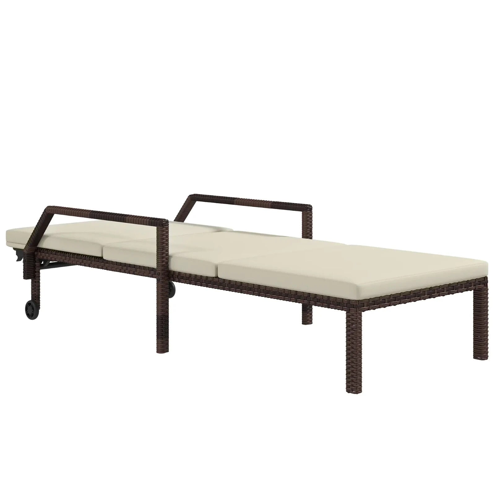 Sun Lounger Recliner Bed Folding Chairs for Camping Garden Beach 5 Position Back - Home and Garden Furniture Shop - rustic - furniture