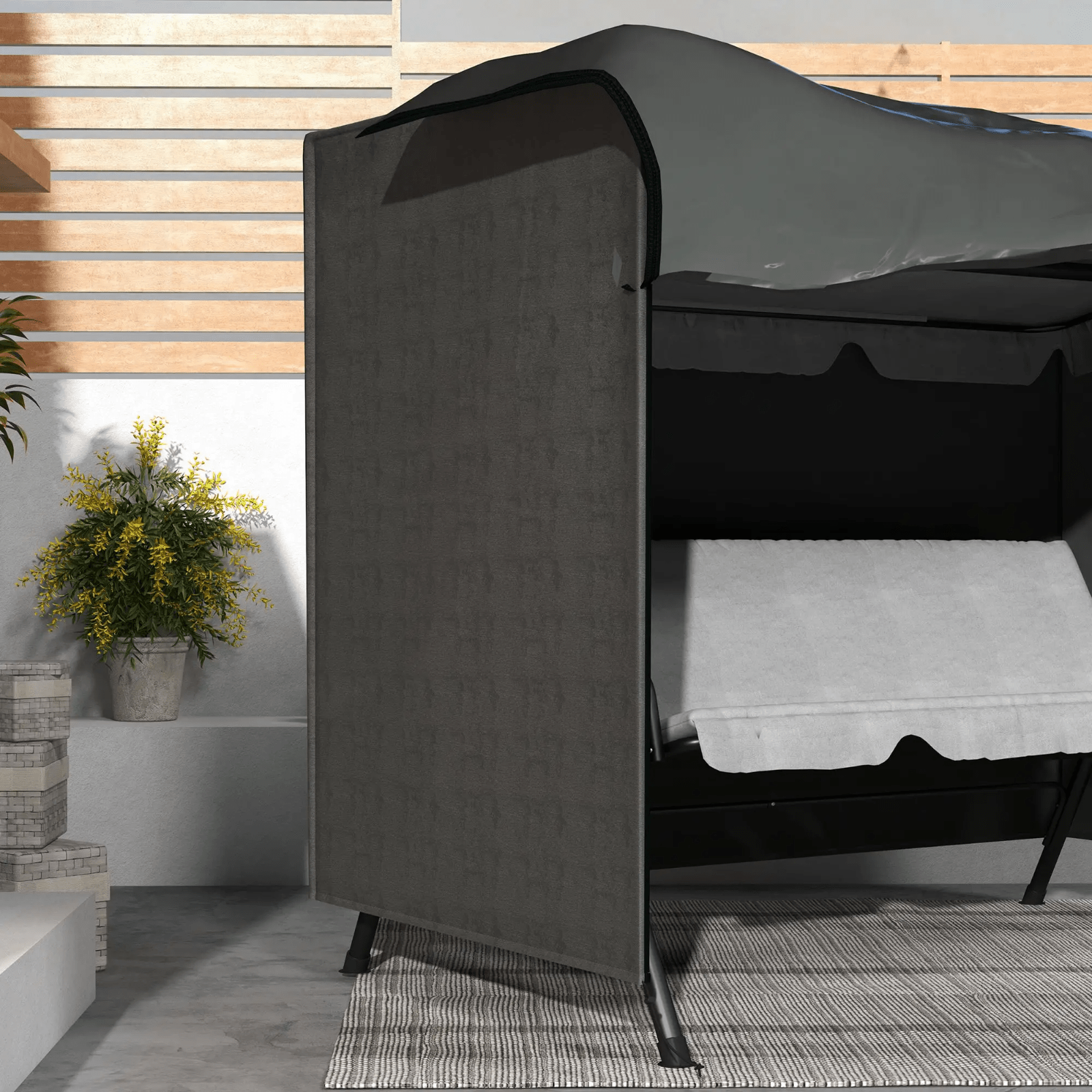 Swing Chair Cover Garden Furniture Rain Protector Large Waterproof Patio Outdoor - Home and Garden Furniture Shop - rustic - furniture