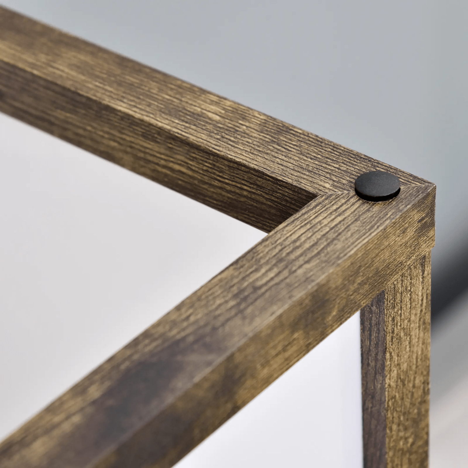 Tall Floor Lamp Rustic Reading Lamp 3 Tier Storage Shelf Home Office Living Room - Home and Garden Furniture Shop - rustic - furniture