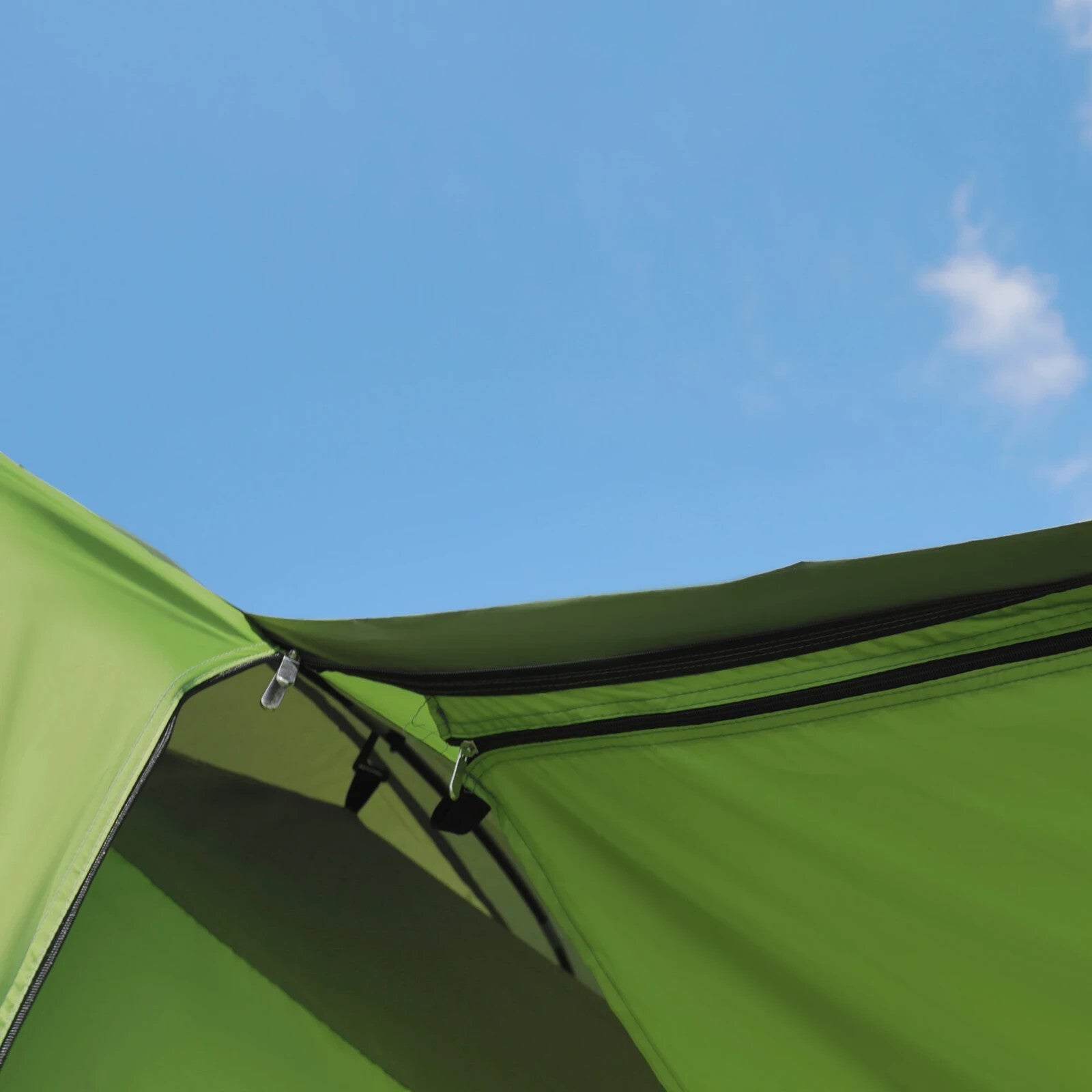 Tunnel Camping Tent with Porch 2 Rooms Lantern Hook & Portable Carry Bag Shelter - Home and Garden Furniture Shop - rustic - furniture