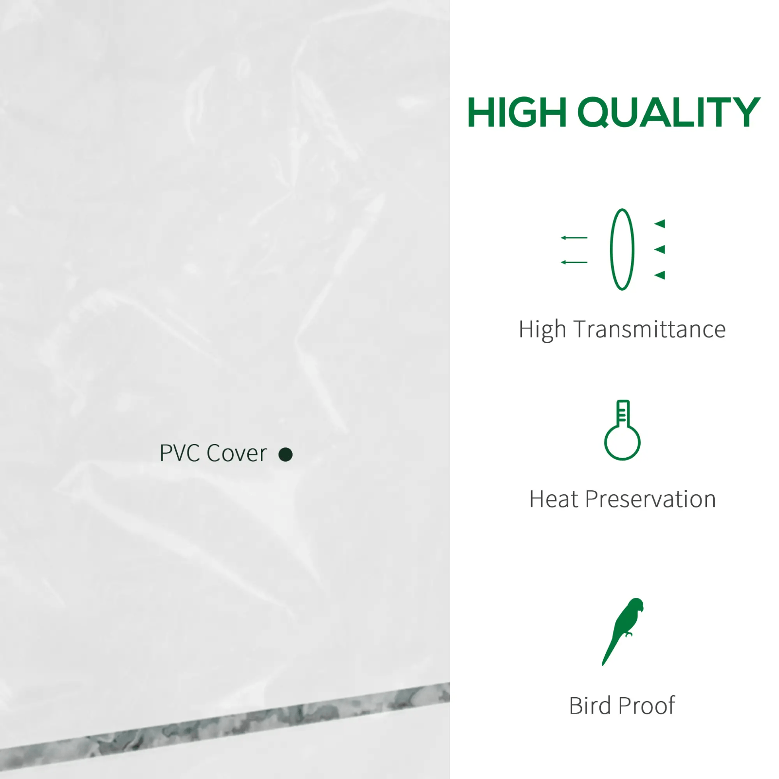 Walk In Greenhouse Garden Clear PVC Cover Plant Grow House Metal Frame Shelves - Home and Garden Furniture Shop - rustic - furniture