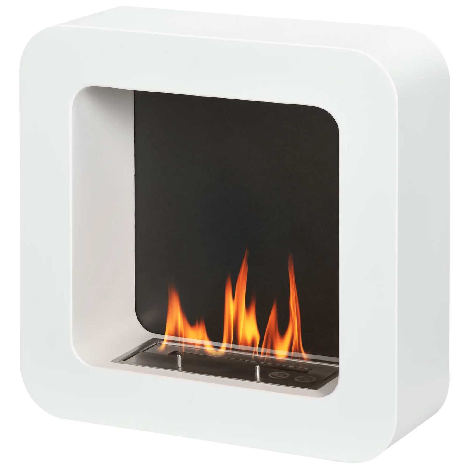 Wall Mounted Ethanol Fireplace Bioethanol Heater Fire 1L Tank 2.5 Hours Burning - Home and Garden Furniture Shop - #rustic - furniture#