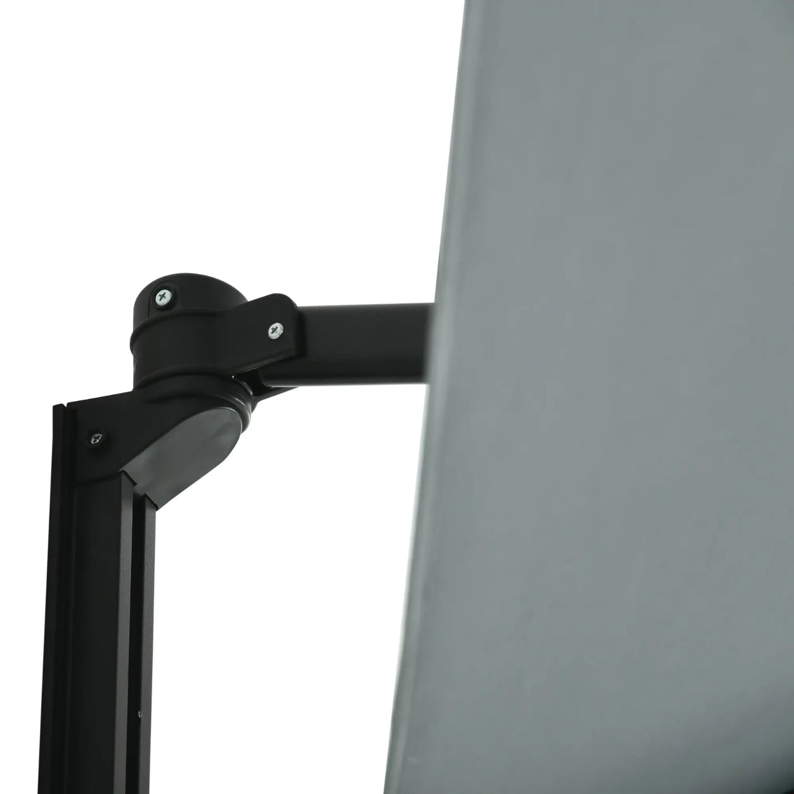 Wall Mounted Garden Parasol with 180 Degree Rotating Canopy for Patio Porch Deck - Home and Garden Furniture Shop - rustic - furniture