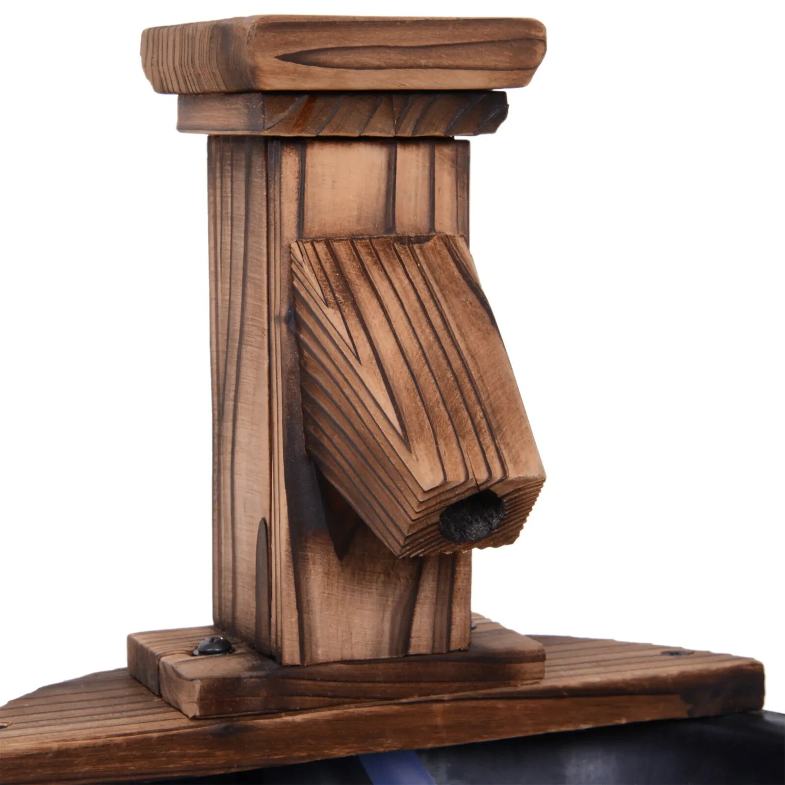 Water Fountain Retro Round Decorative Ornament With Electric Pump Rustic Brown - Home and Garden Furniture Shop - rustic - furniture