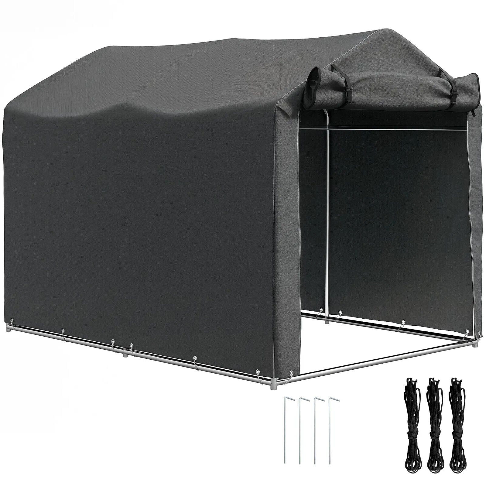 Waterproof Bike Storage Tent 2.2x1.6 m Outdoor Garden Shed with Zip Door Shelter - Home and Garden Furniture Shop - #rustic - furniture#