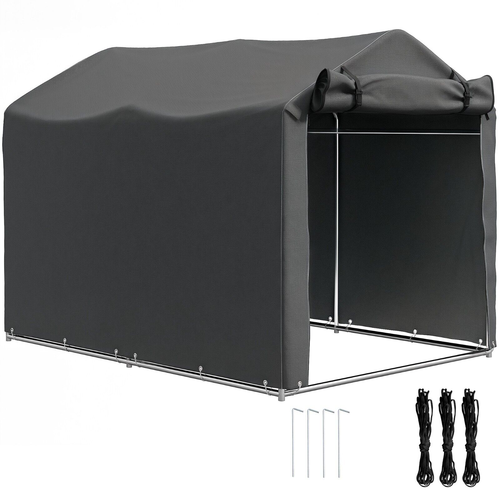 Waterproof Bike Storage Tent 2.2x1.6 m Outdoor Garden Shed with Zip Door Shelter - Home and Garden Furniture Shop - #rustic - furniture#