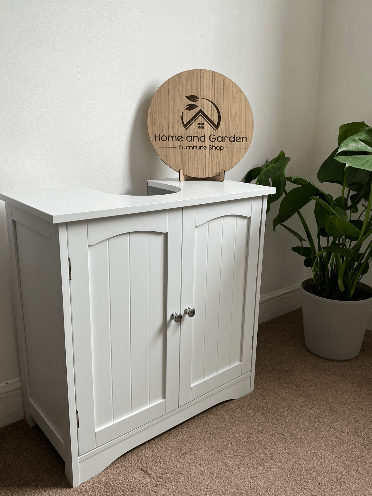 White Bathroom Under Sink Cabinet Basin Storage Unit Floor Cupboard Furniture - Home and Garden Furniture Shop - rustic - furniture