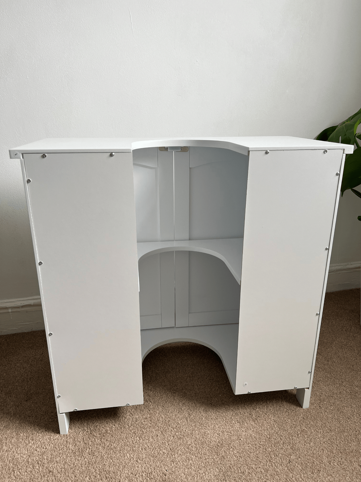 White Bathroom Under Sink Cabinet Basin Storage Unit Floor Cupboard Furniture - Home and Garden Furniture Shop - rustic - furniture