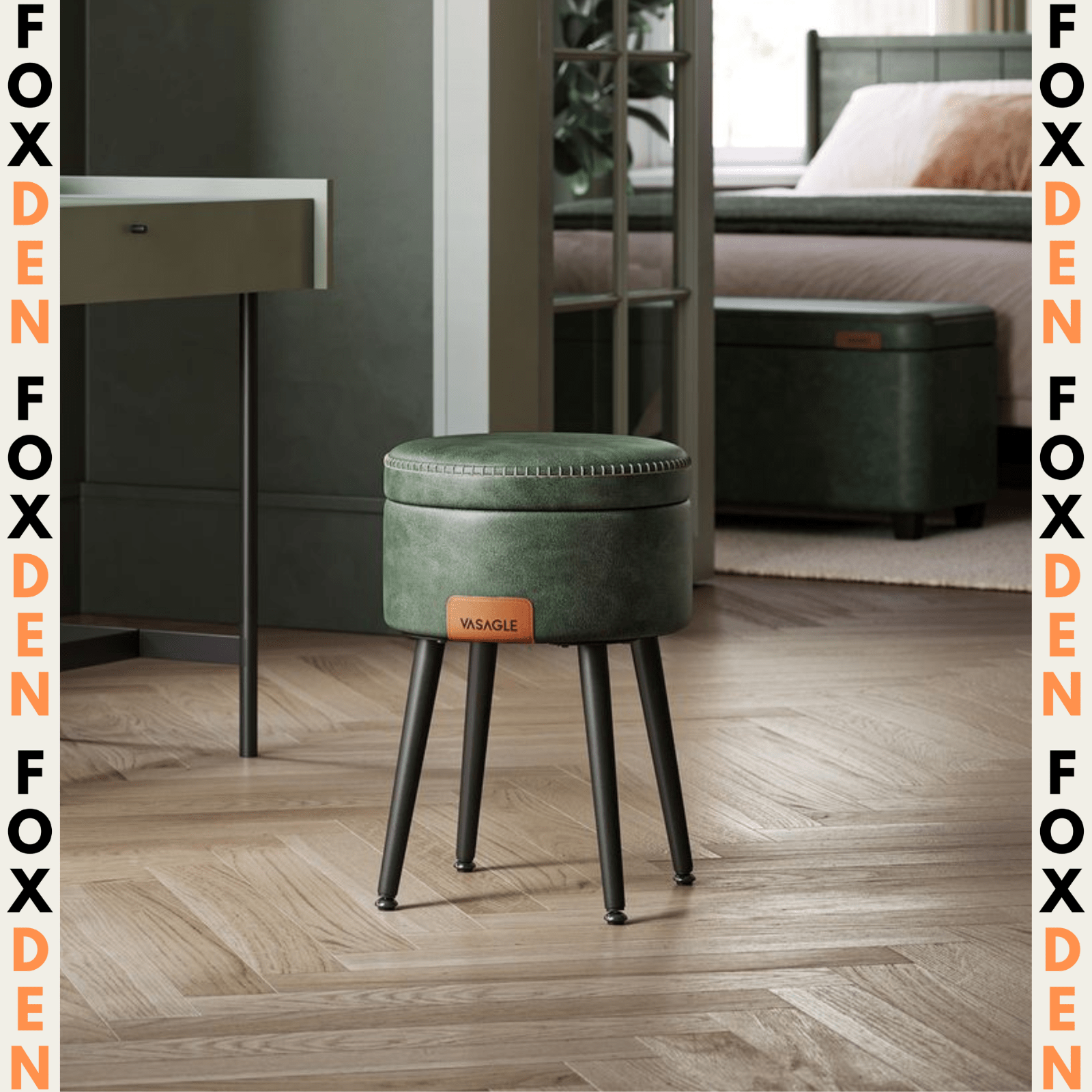 White Dressing Table with Large Mirror Vanity Table with 2 Drawers Make Up Desk - Home and Garden Furniture Shop - rustic - furniture