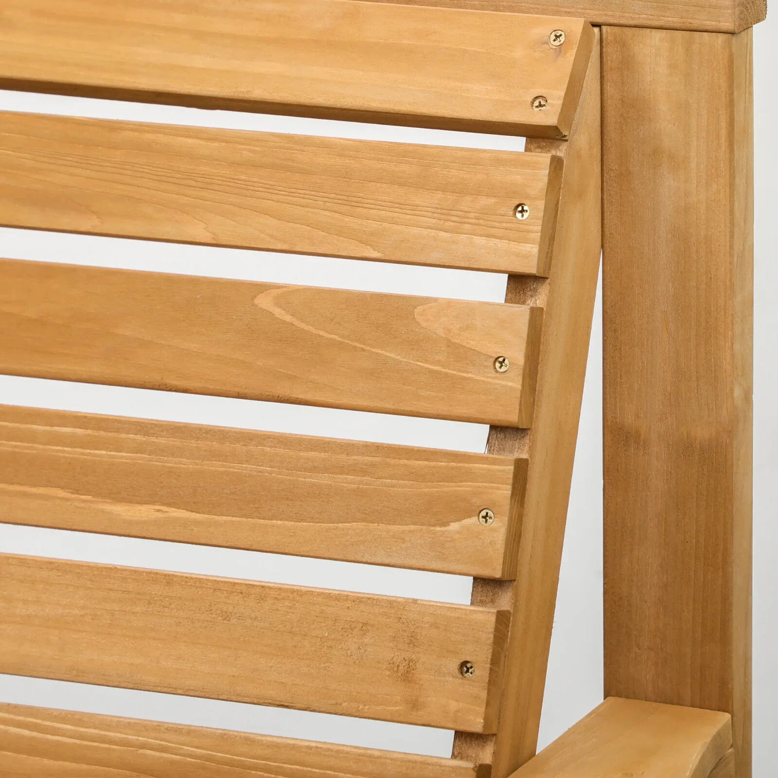 Wooden Garden Love Seat 2 Seater Patio Table and Chair Set Partner Bench Bistro - Home and Garden Furniture Shop - rustic - furniture