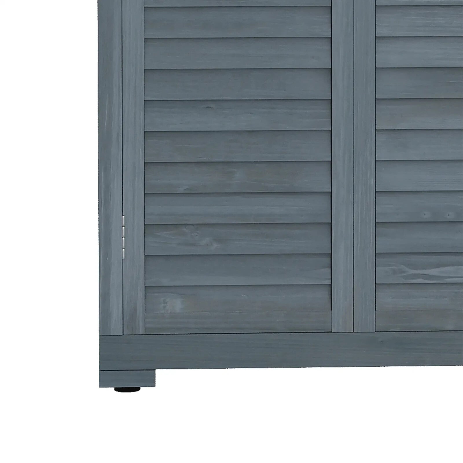 Wooden Garden Storage Shed with 3 Shelves, Shutter Doors and Asphalt Roof - Home and Garden Furniture Shop - rustic - furniture