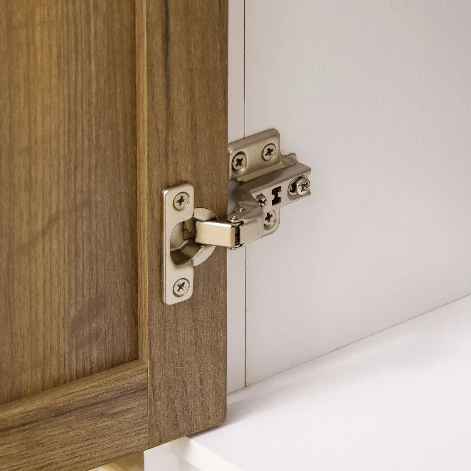 Wooden Rustic Sideboard Cupboard Farmhouse Side Storage Cabinet with 2 Doors - Home and Garden Furniture Shop - rustic - furniture