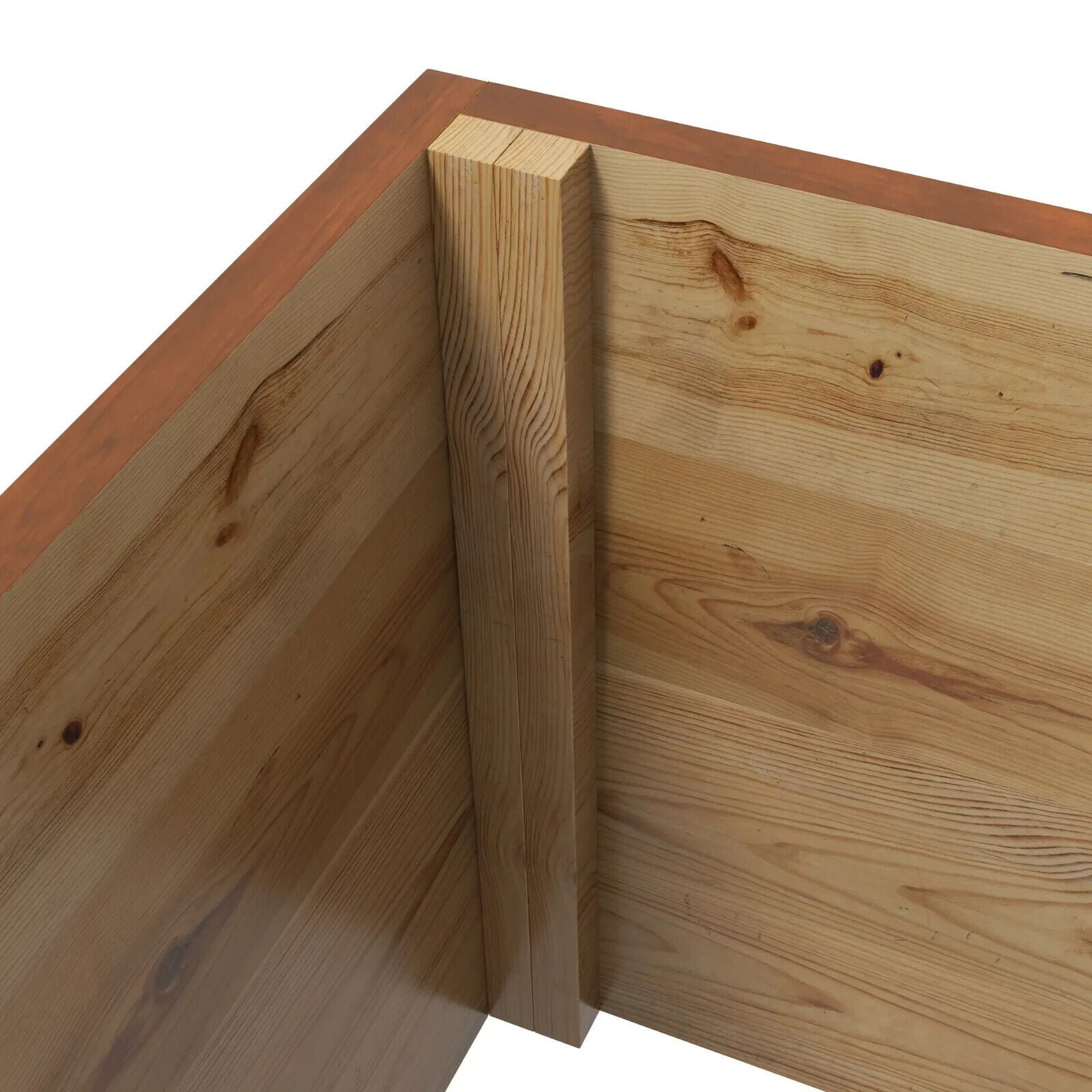 Wooden Trellis Planter Box Raised Garden Bed for Vegetables Herbs Flowers Orange - Home and Garden Furniture Shop - #rustic - furniture#