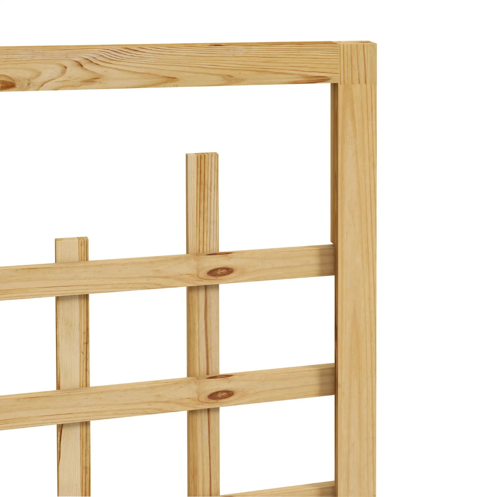 Wooden Trellis Planter Raised Garden Bed with Wheels & Liner for Climbing Plant - Home and Garden Furniture Shop - rustic - furniture