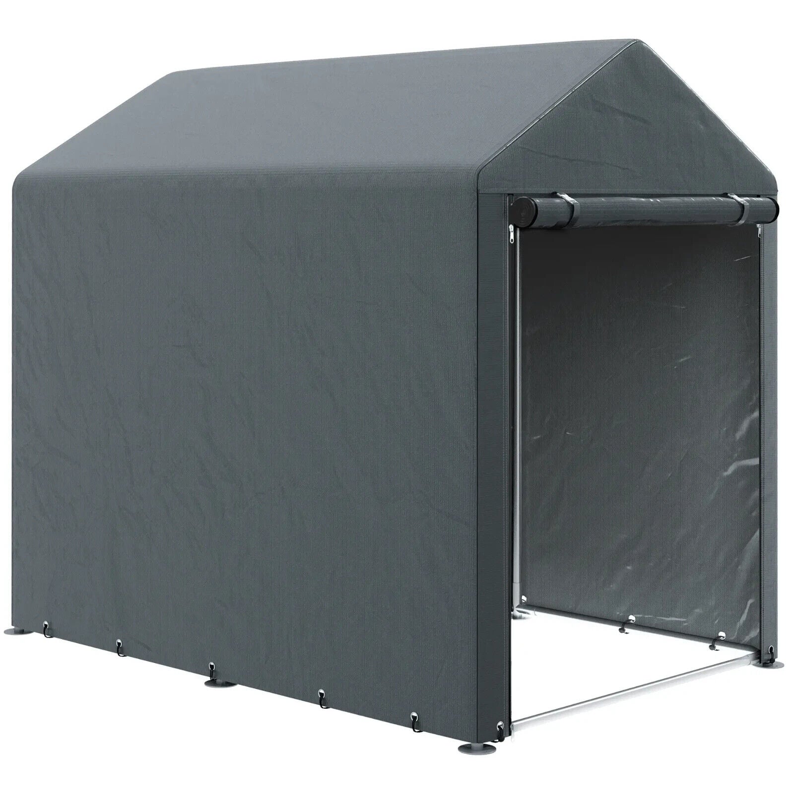 1.2x1.8m Portable Garden Storage Shed Tent for Bike Tools Motorcycle Waterproof - Home and Garden Furniture Shop - #rustic - furniture#