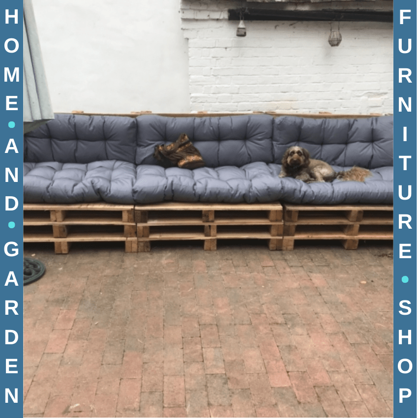 2 Piece Tufted Pallet Cushion Set w/ Seat Pad & Back Support for Indoor Outdoor - Home and Garden Furniture Shop - rustic - furniture