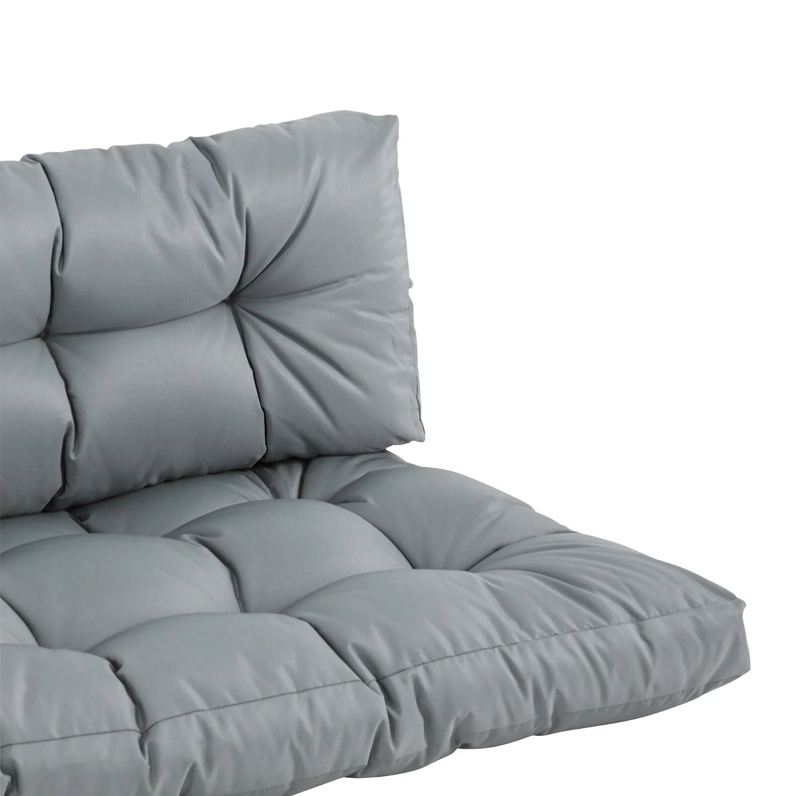 2 Piece Tufted Pallet Cushion Set w/ Seat Pad & Back Support for Indoor Outdoor - Home and Garden Furniture Shop - rustic - furniture
