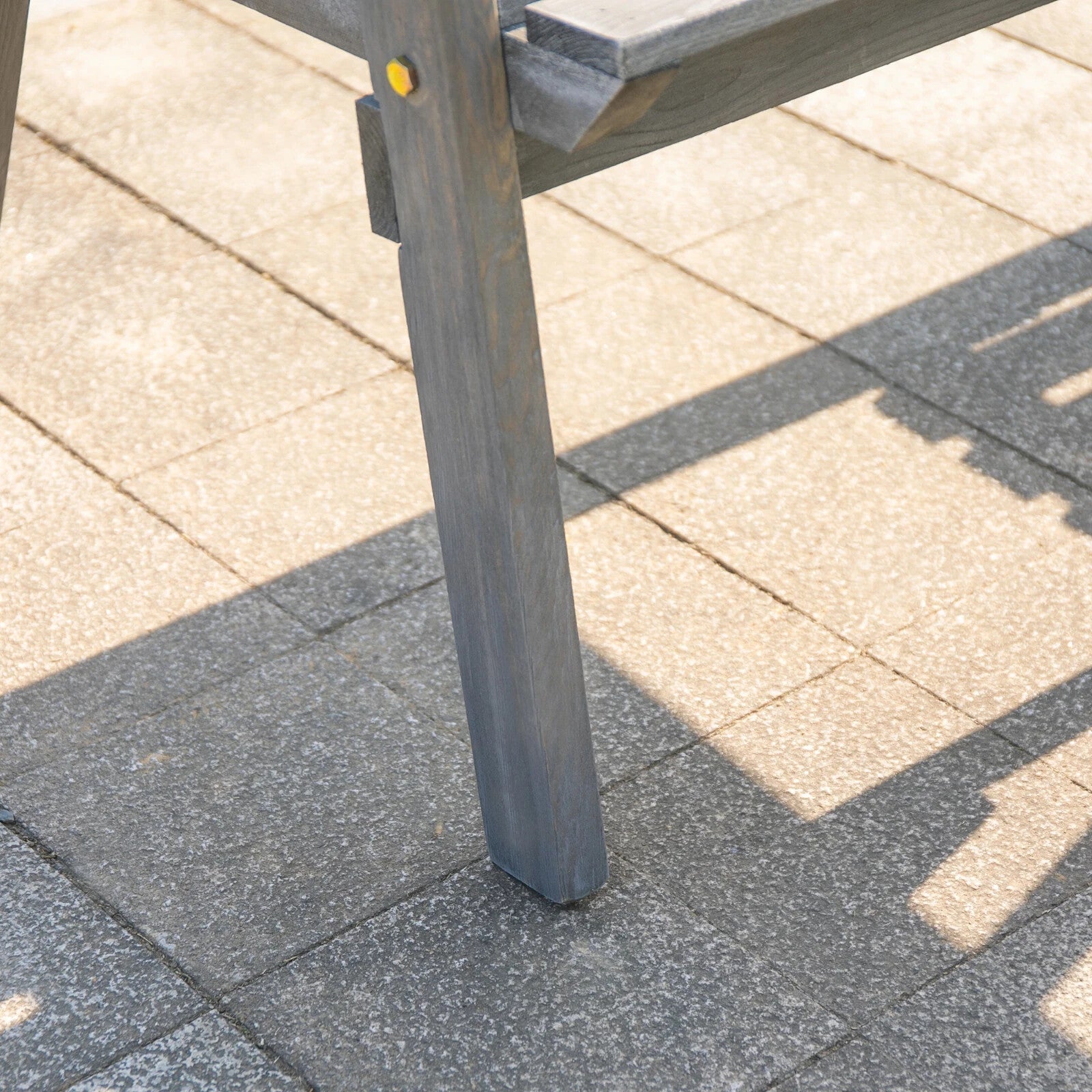 2 - Seater Fir Wood Garden Bench with Centre Table & Parasol Hole for Outdoor Use - Home and Garden Furniture Shop - rustic - furniture