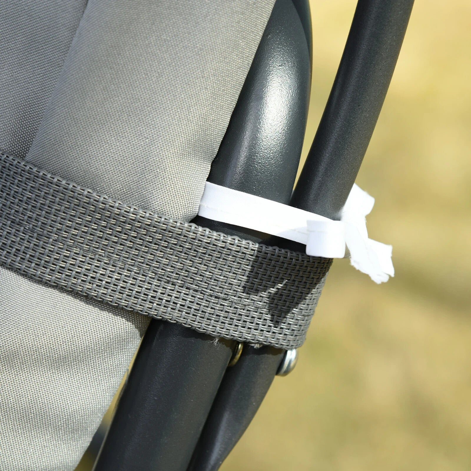 2 Seater Garden Swing Chair with Canopy and Handrails Lounger with Separate Seat - Home and Garden Furniture Shop - rustic - furniture