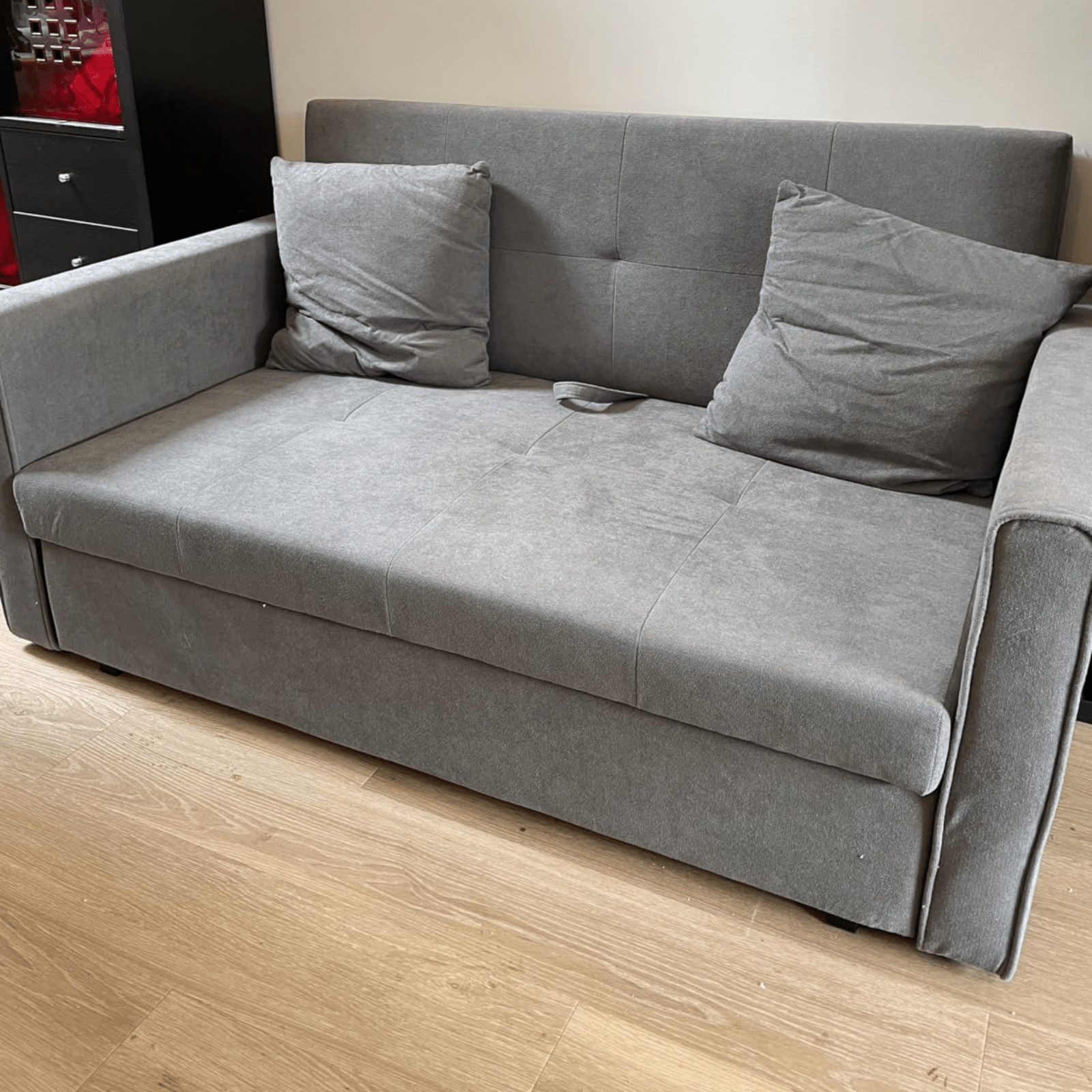 2 Seater Sofa Bed Settee Convertible Futon Daybed Sleeper Bed 2 Cushions Storage - Home and Garden Furniture Shop - #rustic - furniture#