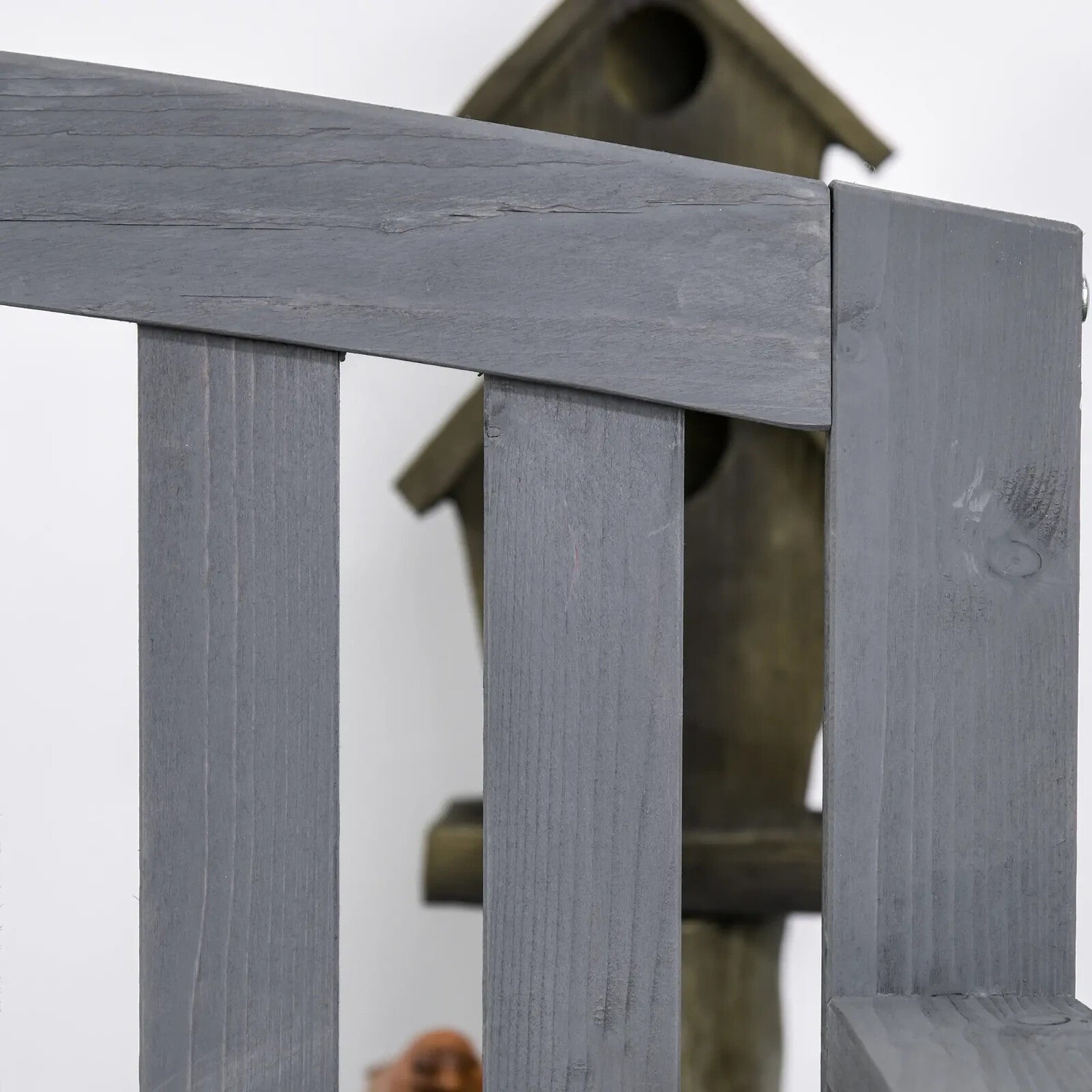 2 Seater Wooden Garden Bench with Armrest Outdoor Furniture for Balcony or Park - Home and Garden Furniture Shop - rustic - furniture