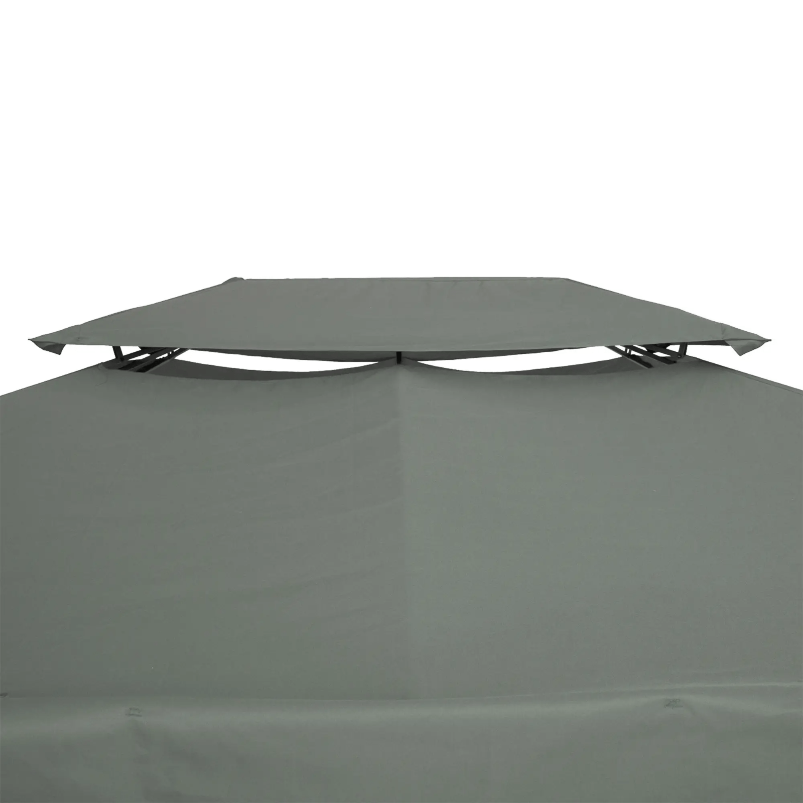 2 - Tier Heavy Duty Metal Gazebo Garden Marquee Party Tent 3 x 4m + Spare Canopy - Home and Garden Furniture Shop - rustic - furniture