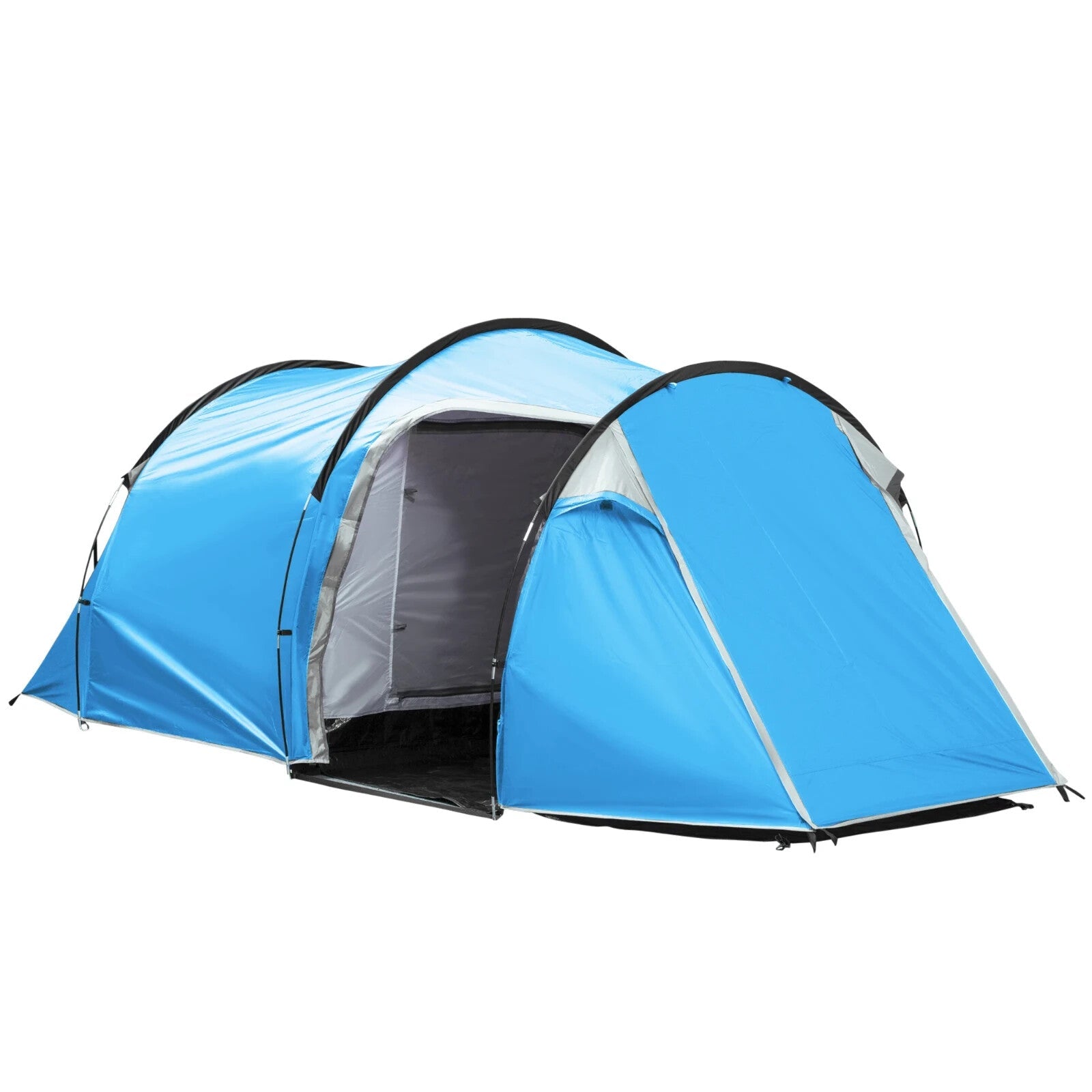 2 to 3 Man Tunnel Camping Tent with Porch Vestibule Rainfly & Air Vents Shelter - Home and Garden Furniture Shop - rustic - furniture