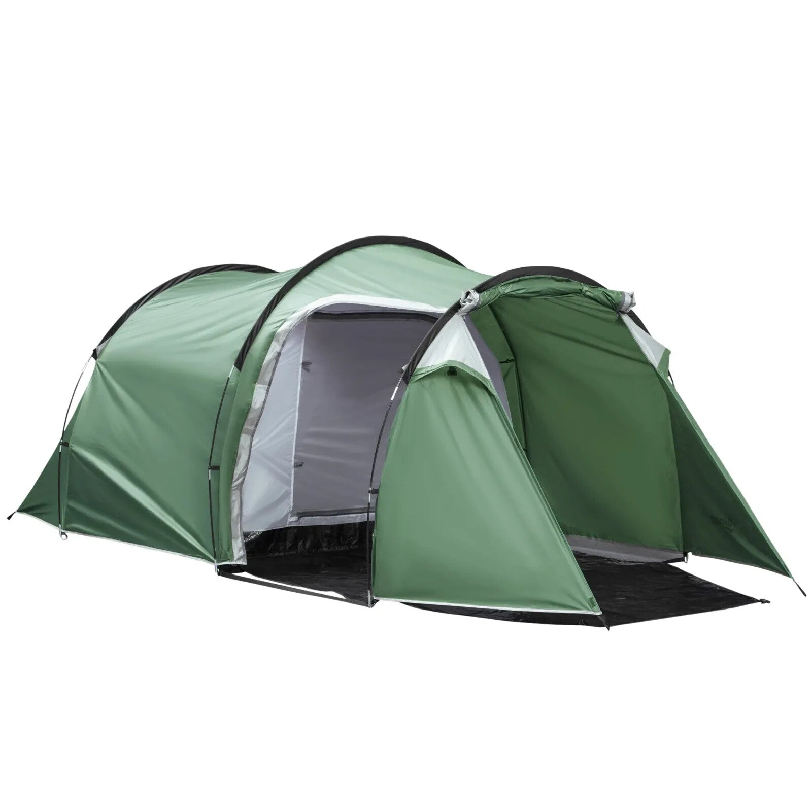 2–3 Person Tunnel Camping Tent, Groundsheet Rainfly Air Vents Waterproof Shelter - Home and Garden Furniture Shop - rustic - furniture