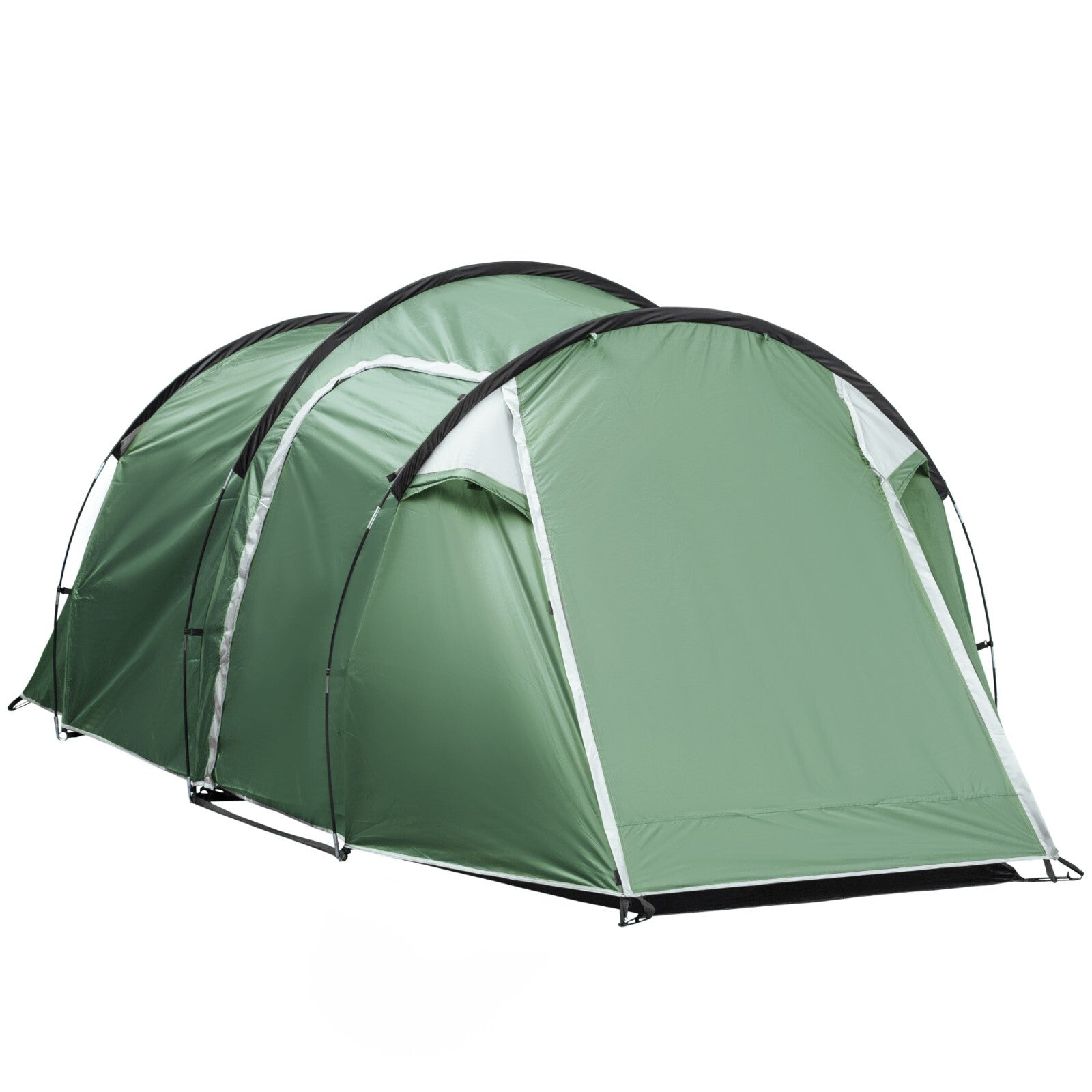 2–3 Person Tunnel Camping Tent, Groundsheet Rainfly Air Vents Waterproof Shelter - Home and Garden Furniture Shop - rustic - furniture