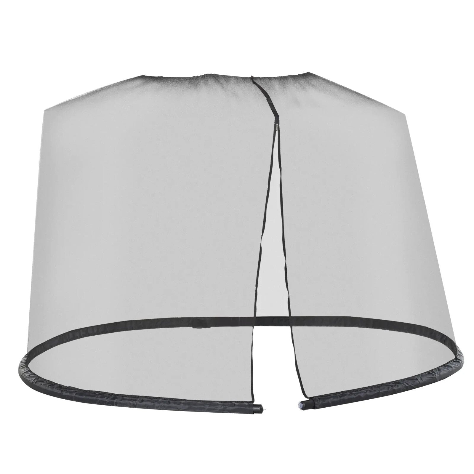 2.3m Garden Parasol Table Net Cover Screen Bug Netting Cover with Plastic Frame - Home and Garden Furniture Shop - rustic - furniture