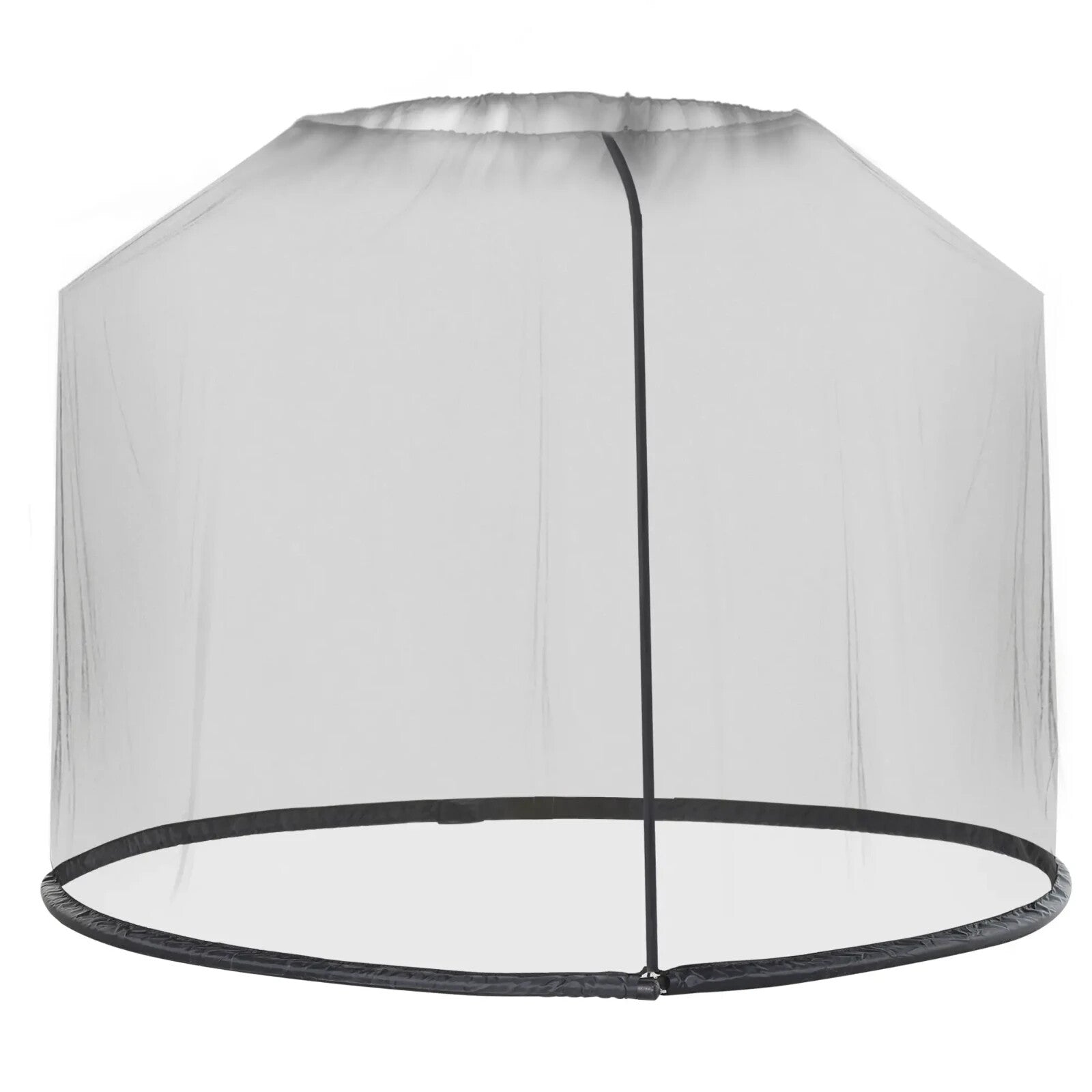 2.3m Garden Parasol Table Net Cover Screen Bug Netting Cover with Plastic Frame - Home and Garden Furniture Shop - rustic - furniture