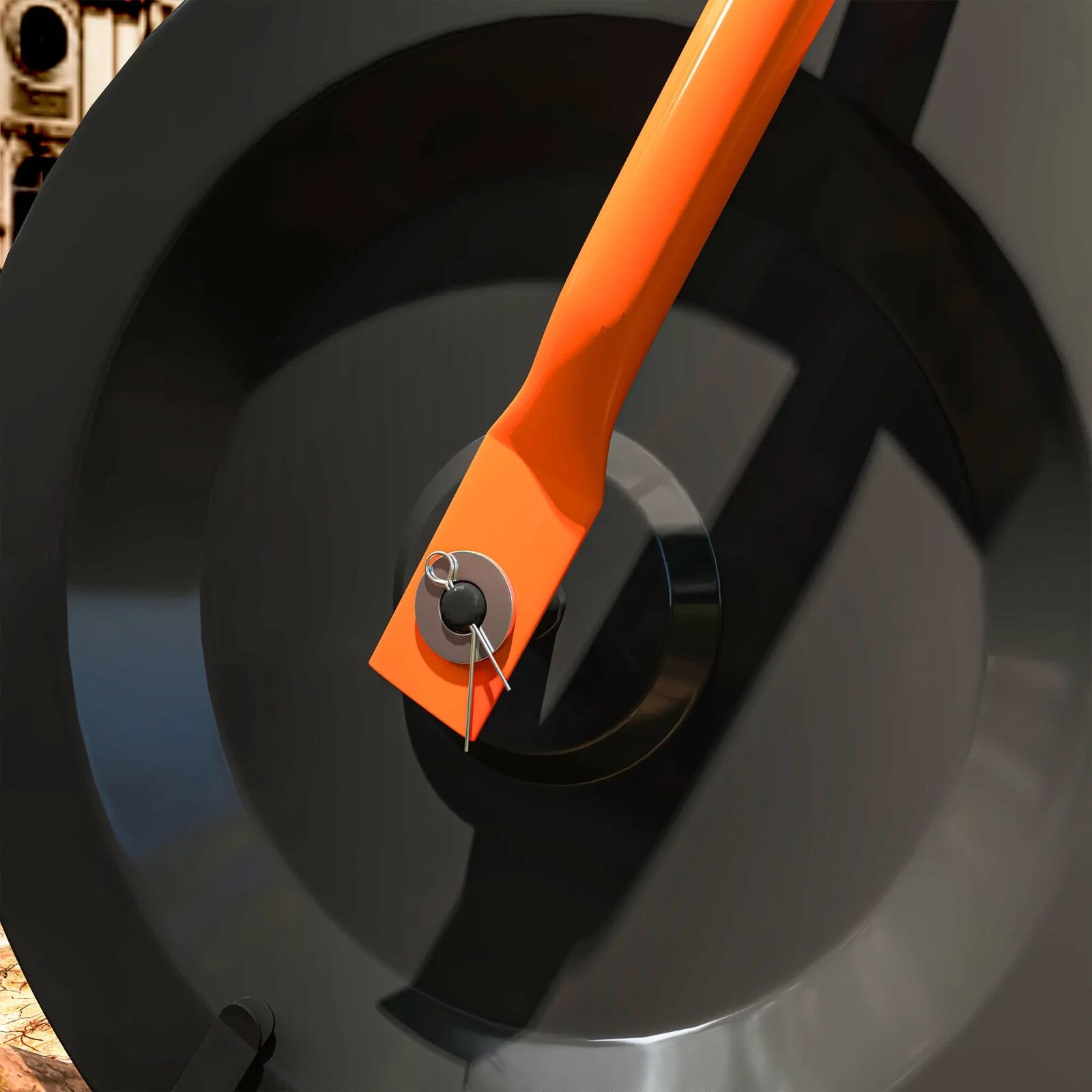 24" Compost Peat Moss Spreader with Adjustable Handle & Metal Mesh Basket Garden - Home and Garden Furniture Shop - rustic - furniture