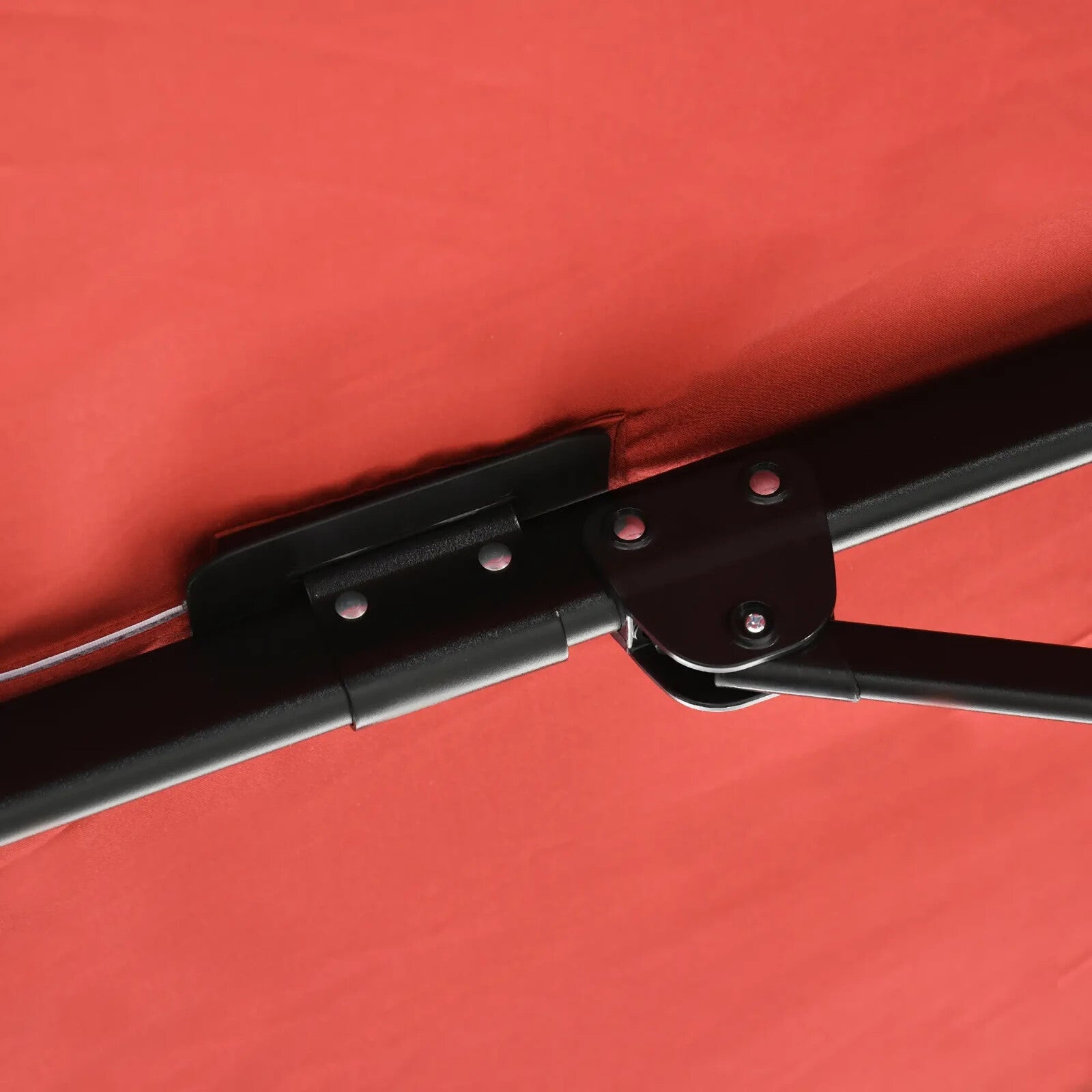 2.5 x 2.5m Cantilever Offset Garden Parasol with 360 Rotation & Aluminium Frame - Home and Garden Furniture Shop - rustic - furniture