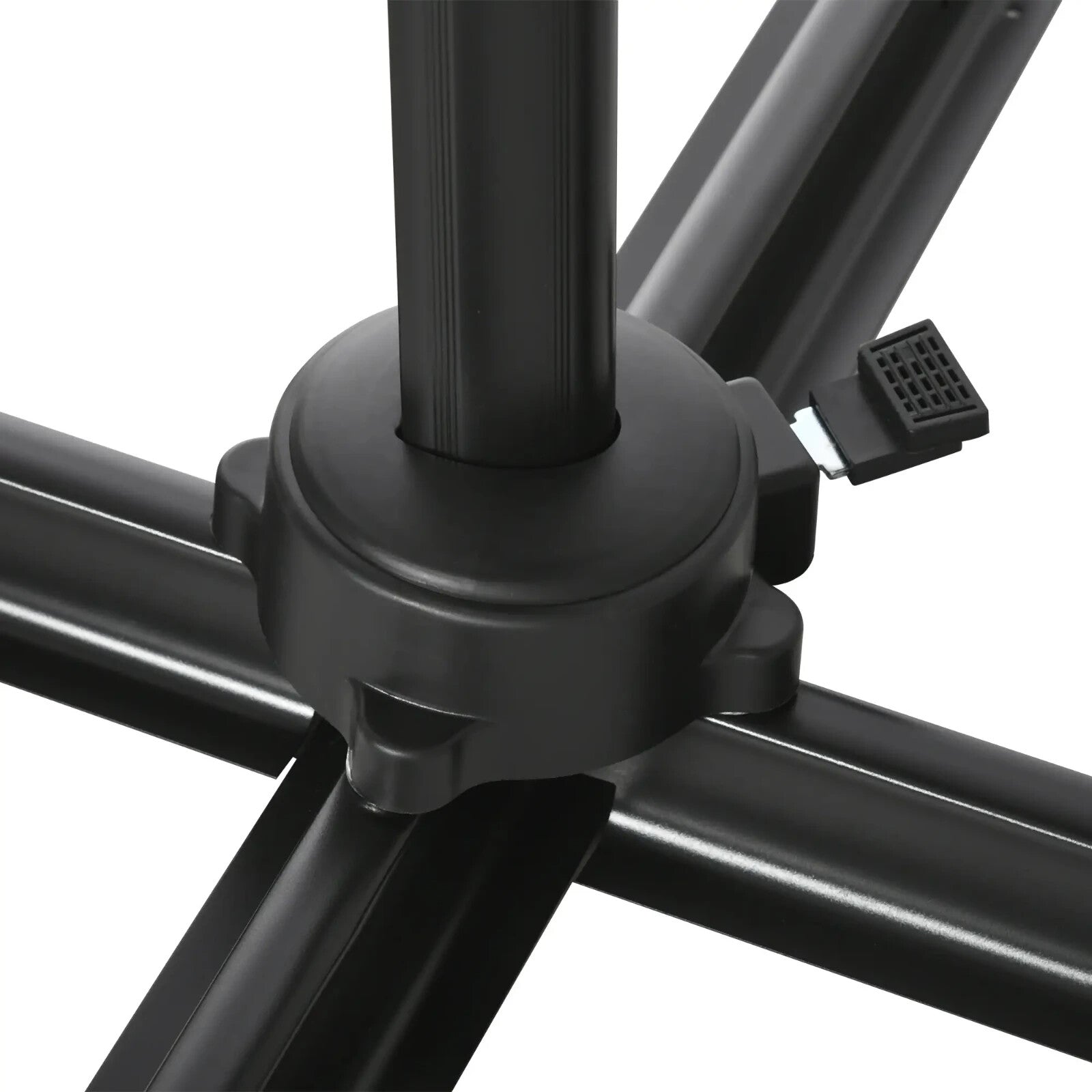 2.5 x 2.5m Cantilever Offset Parasol Umbrella w/ 360 Rotation & Aluminium Frame - Home and Garden Furniture Shop - rustic - furniture