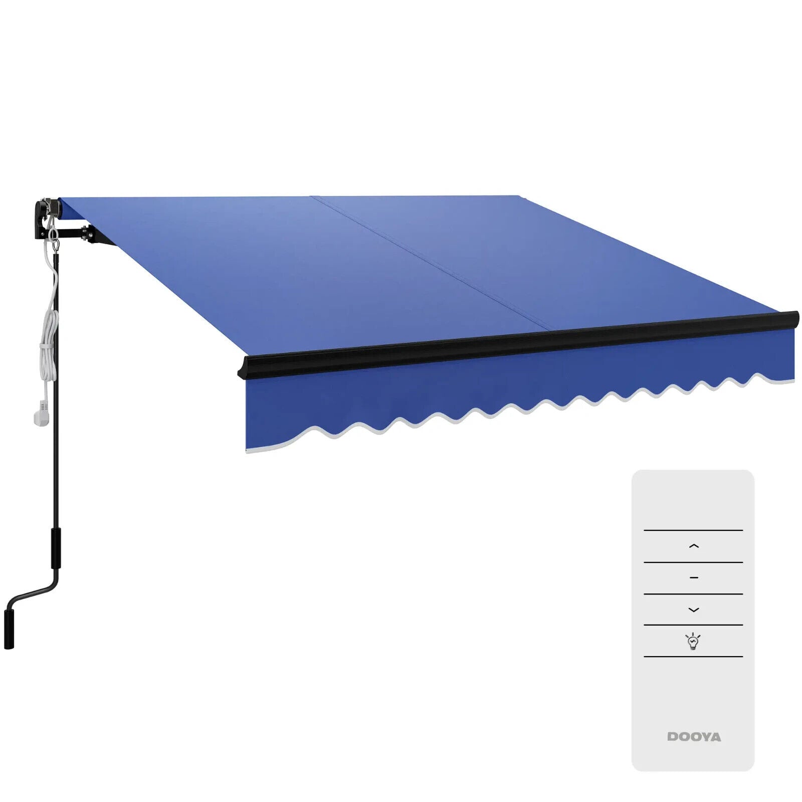 2.5 x 2m Electric Awning with LED Light Remote Control Aluminium UV50 Sun Canopy - Home and Garden Furniture Shop - rustic - furniture