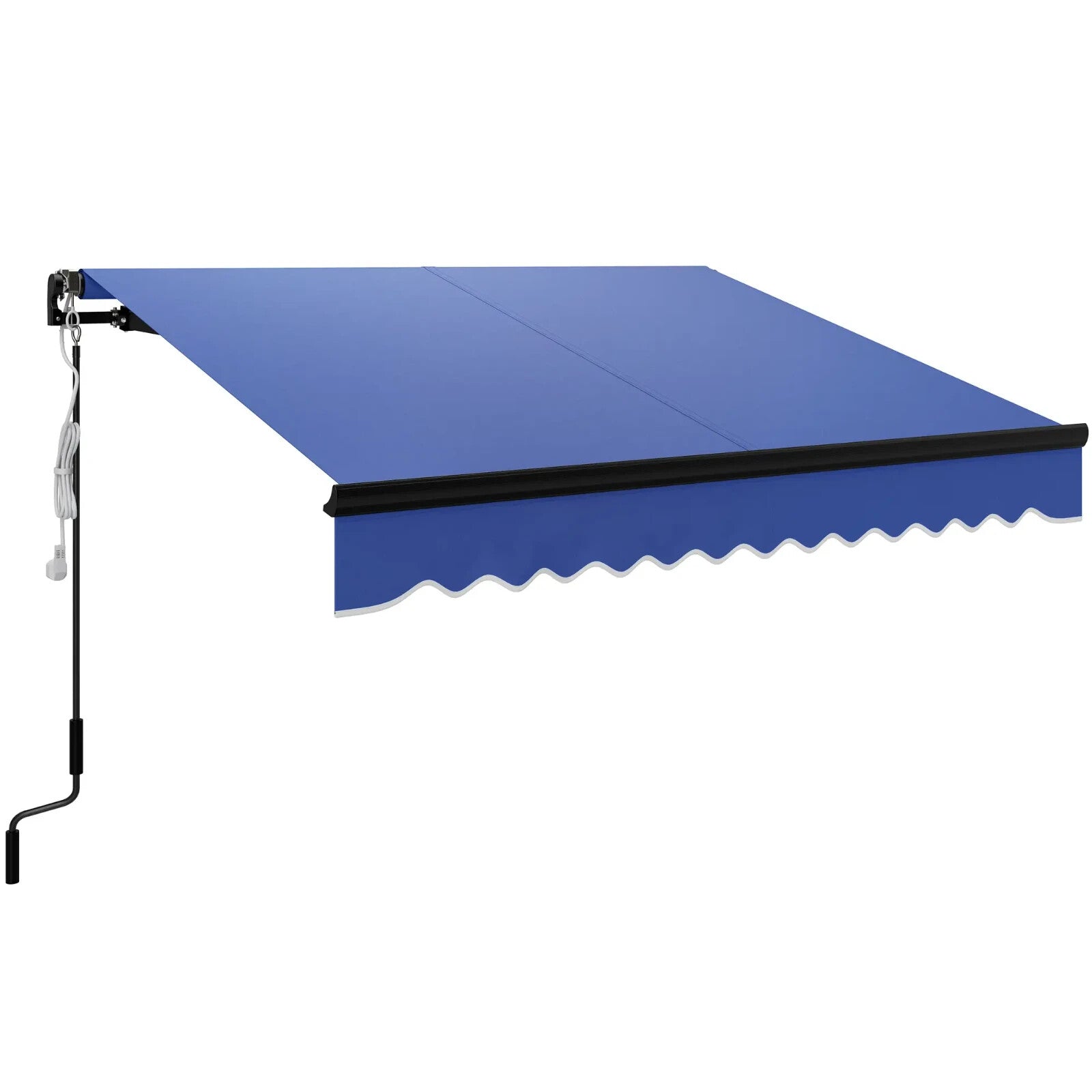 2.5 x 2m Electric Awning with LED Light Remote Control Aluminium UV50 Sun Canopy - Home and Garden Furniture Shop - rustic - furniture