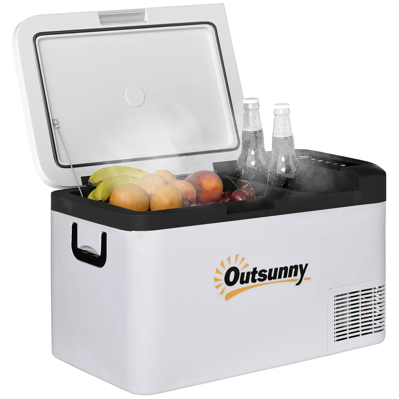 25L Portable 12V Car Freezer Compressor Cooler with LED Light & Handles - Home and Garden Furniture Shop - rustic - furniture