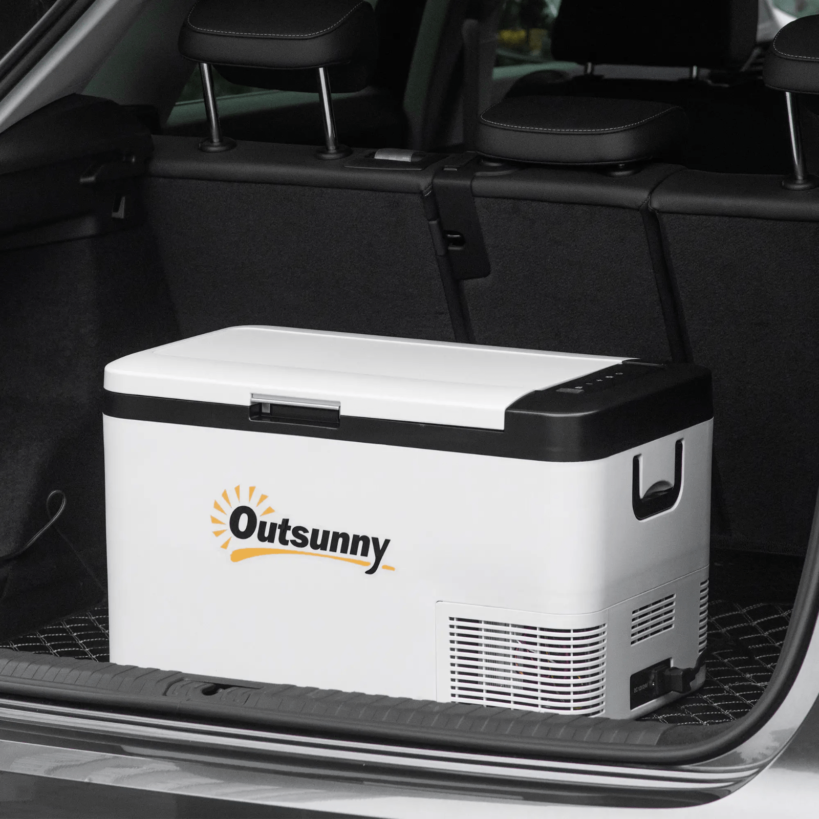 25L Portable 12V Car Freezer Compressor Cooler with LED Light & Handles - Home and Garden Furniture Shop - rustic - furniture
