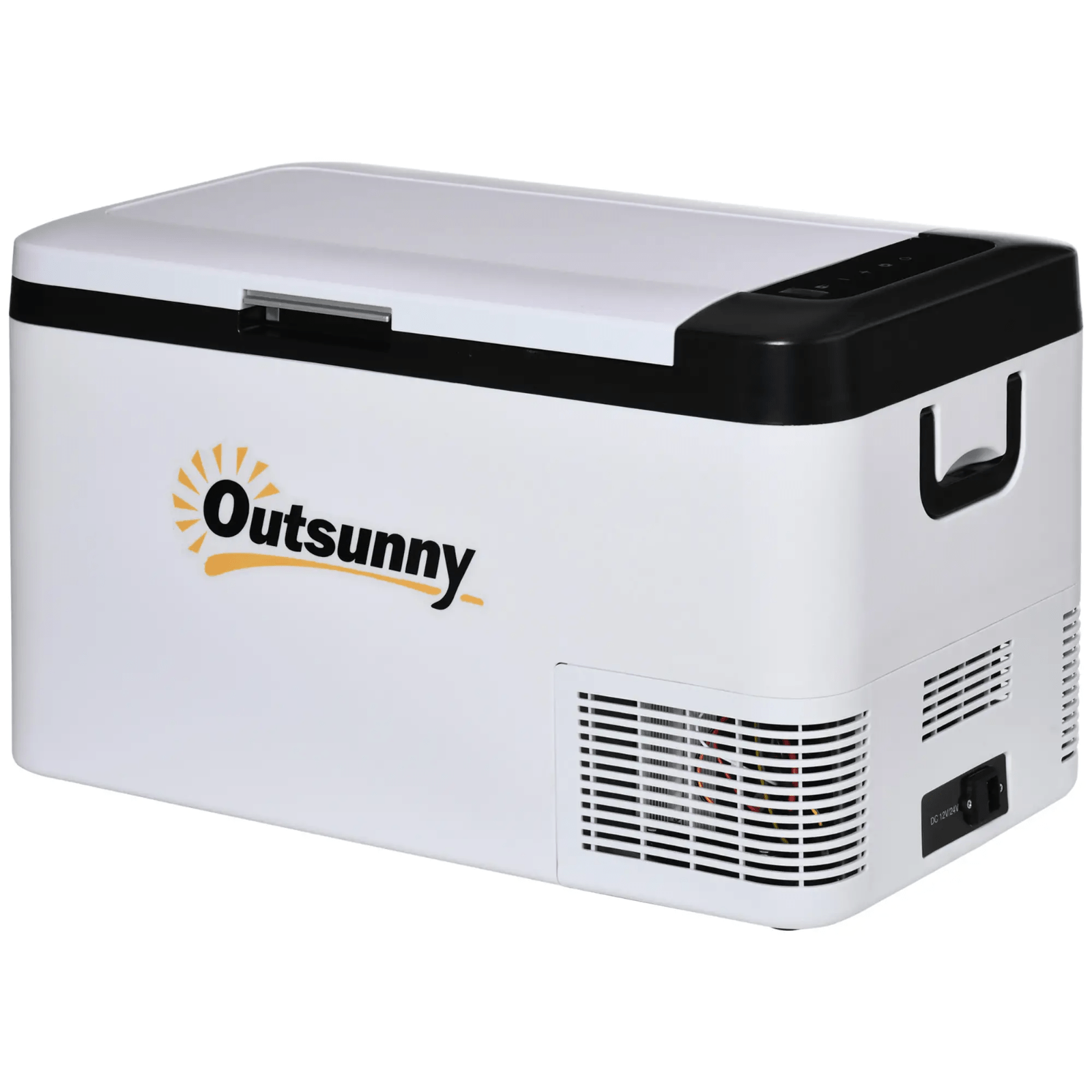 25L Portable 12V Car Freezer Compressor Cooler with LED Light & Handles - Home and Garden Furniture Shop - rustic - furniture