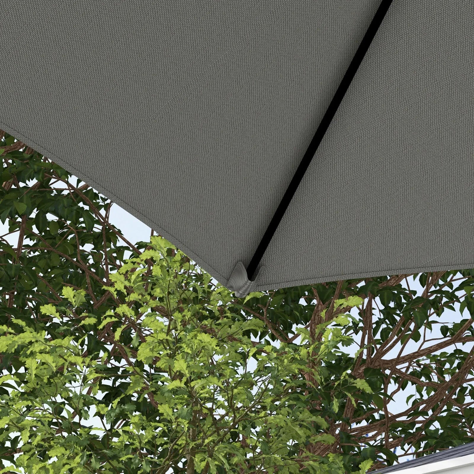 2.5m Garden Cantilever Parasol Offset Umbrella Hanging Sun Shade Canopy Shelter - Home and Garden Furniture Shop - rustic - furniture