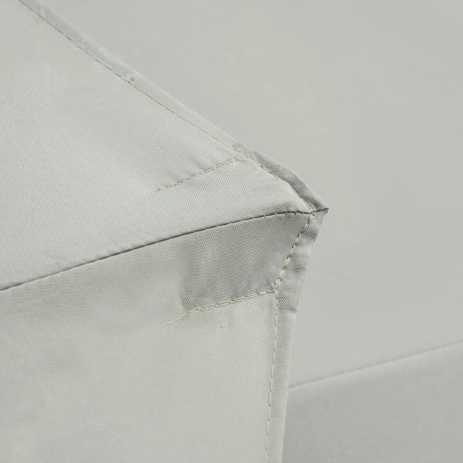 2.7 m Double Tier Wooden Garden Parasol Outdoor Patio Sun Umbrella for Shade - Home and Garden Furniture Shop - rustic - furniture